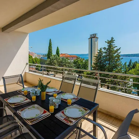 Modernes Nur 100 Meter Zum Mit Grillplatz, Meerblick, Klima