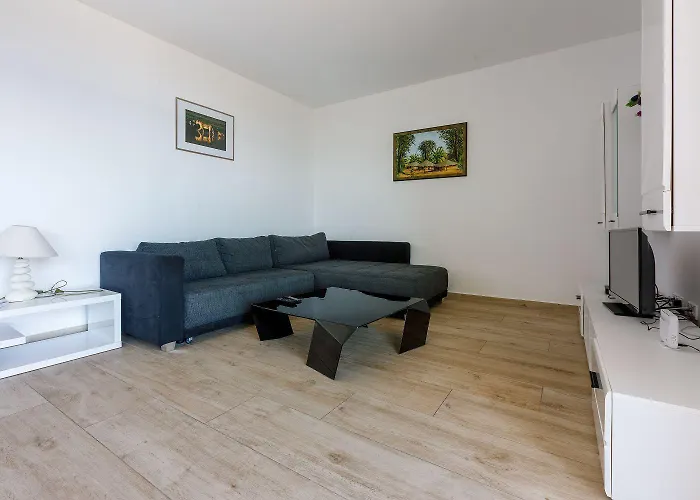 Modernes Nur 100 Meter Zum Mit Grillplatz, Meerblick, Klima Apartament *
