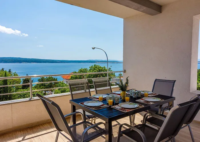 Apartment Modernes Nur 100 Meter Zum Mit Grillplatz, Meerblick, Klima *