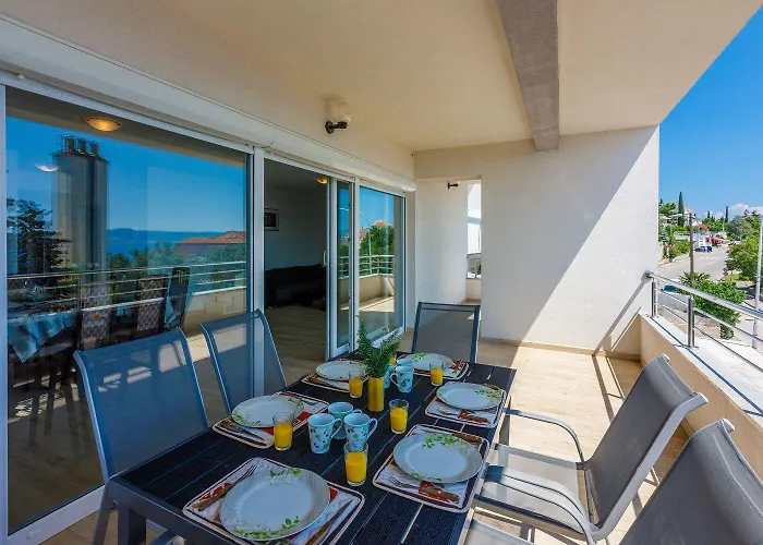 Modernes Nur 100 Meter Zum Mit Grillplatz, Meerblick, Klima Apartment