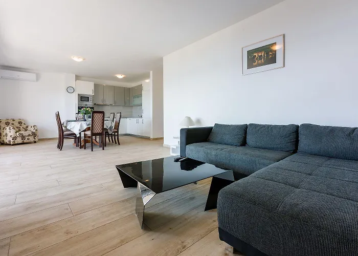 Modernes Nur 100 Meter Zum Mit Grillplatz, Meerblick, Klima Apartment *